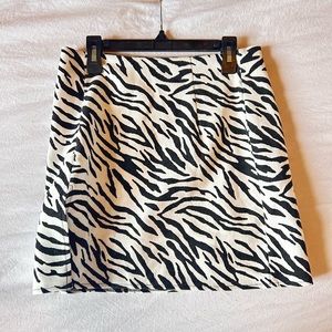 Zebra skirt